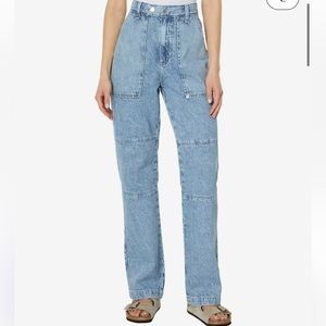 AG high rise relaxed straight vintage jean